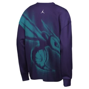 Areena Design <p>Shop the Jordan x NBA Charlotte Hornets 2026 Standard Issue Long Sleeve T-Shirt in Purple Fleece, made for comfortable everyday wear, easy layering, game da Jordan x NBA Charlotte Hornets 2026 Standard Issue Long Sleeve T-Shirt