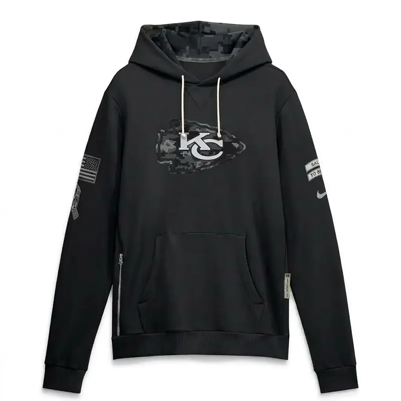 Kansas City Chiefs Salute to Service Black Hoodie Kansas City Chiefs Salute to Service Black Hoodie