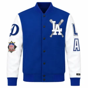 LA Dodgers Blended Varsity Jacket