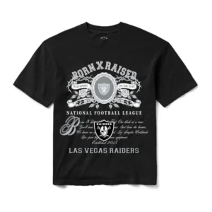 Las Vegas Raiders Born x Raised Unisex Crest T-Shirt