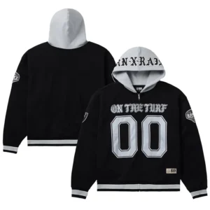 Las Vegas Raiders Born x Raised Unisex On The Turf Full-Zip Hoodie