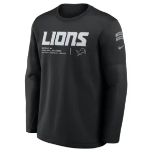 Areena Design <p>Show your team pride in the Black Fleece Lions 2026 Salute to Service Crewneck Sweatshirt with comfortable everyday style, versatile layering, and a confident fan-fo</p> Unisex Lions 2026 Salute to Service Black Fleece Crewneck Sweatshirt