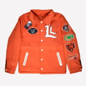 Areena Design <p>Show your sports-inspired style with the <strong>Lyrical Lemonade Orange Chicago Bears Varsity Jacket</strong>. This varsity jacket combines a bold team-focused look with versatile everyday appeal, making it ideal for game-day outfits, casual wear, and fan collections.</p> Lyrical Lemonade Orange Chicago Bears Varsity Jacket <p>Show your sports-inspired style with the <strong>Lyrical Lemonade Orange Chicago Bears Varsity Jacket</strong>. This varsity jacket combines a bold team-focused look with versatile everyday appeal, making it ideal for game-day outfits, casual wear, and fan collections.</p>