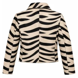 Areena Design <p>Shop the Mango Zebra Jacket in White Faux Leather, made for comfortable everyday wear, easy layering, game days, travel, weekends, gifting, and versatile cas Mango Zebra Jacket