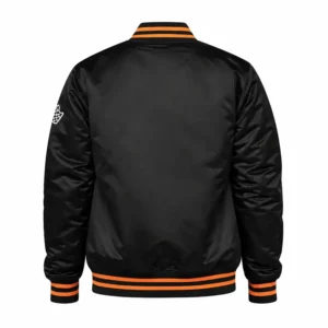 Areena Design <p>Shop the McLaren F1 Team Black Bomber Jacket in Black Satin, made for comfortable everyday wear, easy layering, game days, travel, weekends, gifting, and ver McLaren F1 Team Black Bomber Jacket
