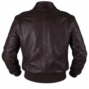 Areena Design <p>Shop the Mens Air Force A-2 RAAF Flight Dark Brown Leather Jacket in Dark Brown Leather, made for comfortable everyday wear, easy layering, game days, travel Mens Air Force A-2 RAAF Flight Dark Brown Leather Jacket