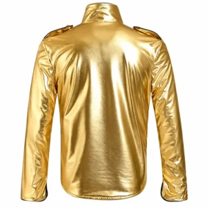 Areena Design <p>Shop the Michael Jackson World Tour Golden Jacket in Gold Satin, made for comfortable everyday wear, easy layering, game days, travel, weekends, gifting, an Michael Jackson World Tour Golden Jacket