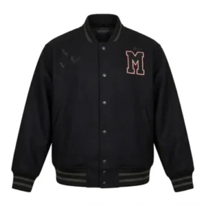 Mickey Mouse Vampire Black Varsity Jacket