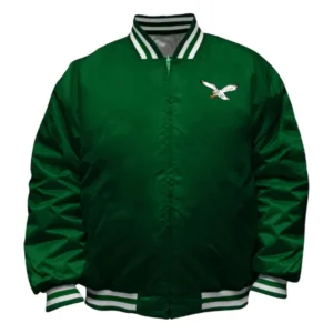Areena Design <p>Shop the Mitchell & Ness Philadelphia Eagles Reversible Jacket in Green Satin, made for comfortable everyday wear, easy layering, game days, travel, weekends Mitchell & Ness Philadelphia Eagles Reversible Jacket