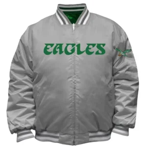 Areena Design <p>Shop the Mitchell & Ness Philadelphia Eagles Reversible Jacket in Green Satin, made for comfortable everyday wear, easy layering, game days, travel, weekends Mitchell & Ness Philadelphia Eagles Reversible Jacket