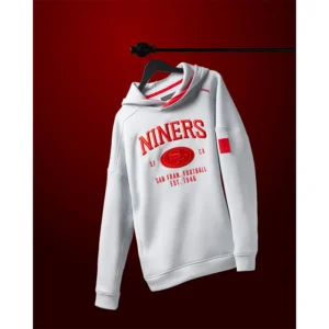 Areena Design <p>Show your team pride in the Grey Fleece NFL San Francisco 49ers LTD. TerraBlend Hoodie with comfortable everyday style, versatile layering, and a confident fan-focus</p> NFL San Francisco 49ers LTD. TerraBlend Grey Hoodie