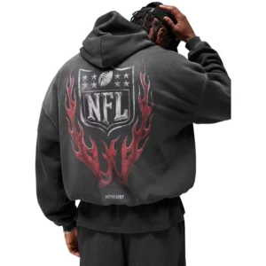 Areena Design <p>Show your team pride in the Stained Black Fleece NFL Shield x Represent Hoodie with comfortable everyday style, versatile layering, and a confident fan-focused finis</p> Unisex NFL Shield x Represent Hoodie