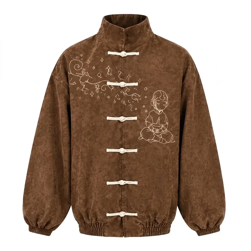 Neptun x Avatar Appa Chinese Brown Jacket 1 Neptun x Avatar Appa Chinese Brown Jacket