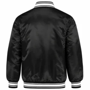 Areena Design <p>Shop the <strong>New York Jets Locker Room Varsity Jacket</strong>, crafted from premium satin fabric in a stylish black color. This jacket offers a comfortable fit, durable construction, and a standout look for casual wear, streetwear, fan outfits, and everyday styling.</p><ul><li><strong>Material:</strong> Satin</li><li><strong>Color:</strong> Black</li><li><strong>Style:</strong> Comfortable, versatile, and easy to layer</li></ul> Men's New York Jets Locker Room Varsity Jacket