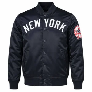 New York Yankees Dugout Black Varsity Jacket