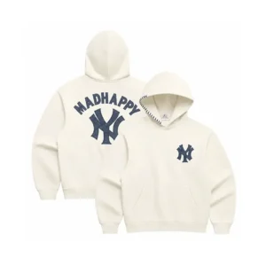 New York Yankees Pullover Vanilla Hoodie