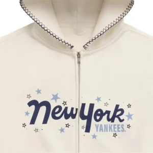Areena Design <p>Shop the New York Yankees Star Fleece Full-Zip Hoodie in Cream Fleece, made for comfortable everyday wear, easy layering, game days, travel, weekends, giftin New York Yankees Star Fleece Full-Zip Hoodie