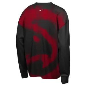 Areena Design <p>Shop the Nike x NBA Atlanta Hawks 2026 Standard Issue Long Sleeve T-Shirt in Black Fleece, made for comfortable everyday wear, easy layering, game days, trav Nike x NBA Atlanta Hawks 2026 Standard Issue Long Sleeve T-Shirt