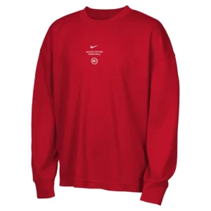Areena Design <p>Shop the Nike x NBA Detroit Pistons 2026 Standard Issue Long Sleeve T-Shirt in Red Fleece, made for comfortable everyday wear, easy layering, game days, trav Nike x NBA Detroit Pistons 2026 Standard Issue Long Sleeve T-Shirt