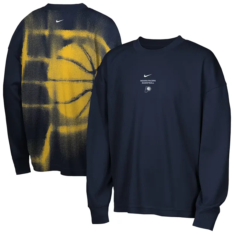 Nike x NBA Indiana Pacers 2026 Standard Issue Long Sleeve T-Shirt 2 Nike x NBA Indiana Pacers 2026 Standard Issue Long Sleeve T-Shirt