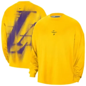 Nike x NBA Los Angeles Lakers 2026 Standard Issue Long Sleeve T-Shirt
