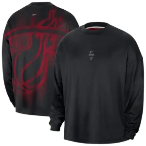 Nike x NBA Miami Heat 2026 Standard Issue Long Sleeve T-Shirt