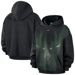 Nike x NBA Milwaukee Bucks 2026 Standard Issue Practice Hoodie