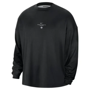 Areena Design <p>Shop the Nike x NBA Minnesota Timberwolves 2026 Standard Issue Long Sleeve T-Shirt in Black Fleece, made for comfortable everyday wear, easy layering, game d Nike x NBA Minnesota Timberwolves 2026 Standard Issue Long Sleeve T-Shirt