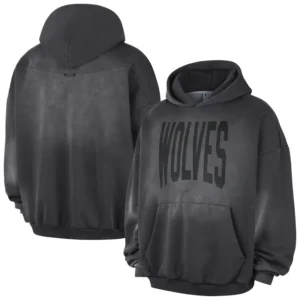 Nike x NBA Minnesota Timberwolves 2026 Standard Issue Travel Washed Hoodie
