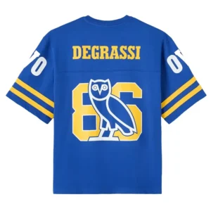Areena Design <p>Shop the OVO Degrassi Football Jersey, a football or sports-inspired jersey with distinctive team, player, or collaborative styling. Ideal for match days, fan collections, and casual streetwear outfits, this piece makes an easy statement. Add it to your wardrobe for recognizable athletic identity and versatile everyday styling.</p> OVO Degrassi Football Jersey <p>Shop the OVO Degrassi Football Jersey, a football or sports-inspired jersey with distinctive team, player, or collaborative styling. Ideal for match days, fan collections, and casual streetwear outfits, this piece makes an easy statement. Add it to your wardrobe for recognizable athletic identity and versatile everyday styling.</p>