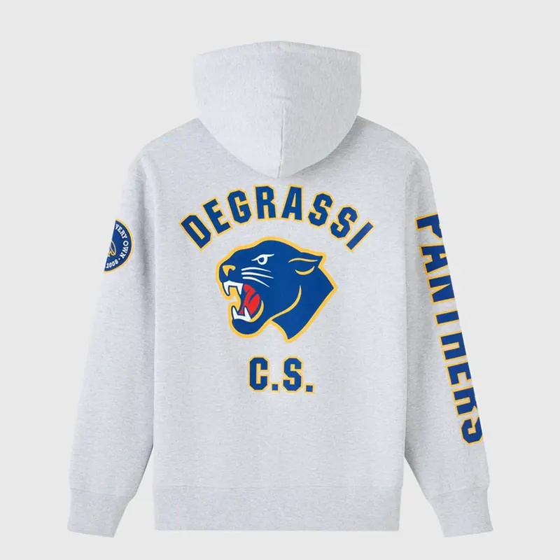 OVO Degrassi Hoodie 3 OVO Degrassi Hoodie <p>Shop the OVO Degrassi Hoodie, a standout hoodie for fans of modern sportswear and streetwear style. Featuring a recognizable branded look, this piece is ideal for casual outfits, game-day layering, and everyday wear. Add the OVO Degrassi Hoodie to your wardrobe for a bold, versatile statement.</p>