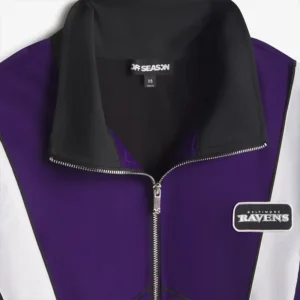 Areena Design <p>Show your team pride in the Purple Polyester Off Season x NFL Baltimore Ravens Full-Zip Windbreaker Jacket with comfortable everyday style, versatile layering, and a</p> Men's Off-Season x NFL Baltimore Ravens Full-Zip Windbreaker Jacket