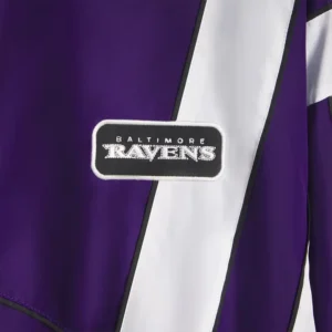 Areena Design <p>Show your team pride in the Purple Polyester Off Season x NFL Baltimore Ravens Full-Zip Windbreaker Jacket with comfortable everyday style, versatile layering, and a</p> Men's Off-Season x NFL Baltimore Ravens Full-Zip Windbreaker Jacket