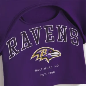 Areena Design <p>Show your team pride in the Purple Fleece Off Season x NFL Baltimore Ravens Shrug Cami with comfortable everyday style, versatile layering, and a confident fan-focus</p> Women's Off Season x NFL Baltimore Ravens Shrug Cami