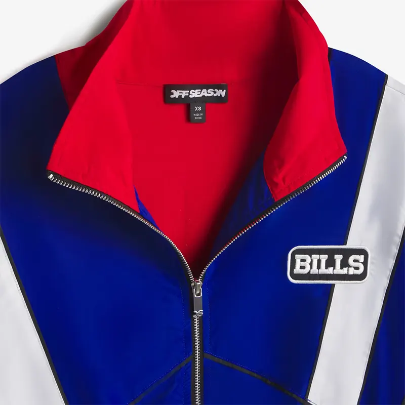 Off Season x NFL Buffalo Bills Full-Zip Windbreaker Jacket 3 Off-Season x NFL Buffalo Bills Full-Zip Windbreaker Royal Jacket