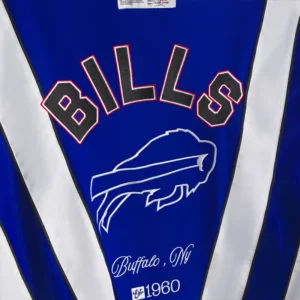 Areena Design <p>Show your team pride in the Royal Polyester Off Season x NFL Buffalo Bills Full-Zip Windbreaker Jacket with comfortable everyday style, versatile layering, and a con</p> Men's Off-Season x NFL Buffalo Bills Full-Zip Windbreaker Polyester Jacket