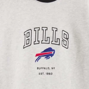 Areena Design <p>Show your team pride in this Heather Gray Fleece sweatshirt. Soft, versatile, and easy to style, it brings comfortable team spirit to game days, casual weekends, travel, and everyday layering with a polished athletic finish.</p> Off Season x NFL Buffalo Bills Mock Neck Sweatshirt