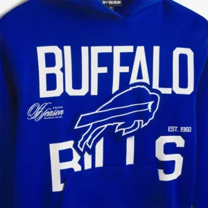 Areena Design <p>Show your team pride in this Royal Fleece hoodie. Soft, versatile, and easy to style, it brings comfortable team spirit to game days, casual weekends, travel, and everyday layering with a polished athletic finish.</p> Off Season x NFL Buffalo Bills Oversized Hoodie