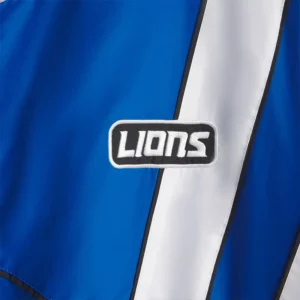 Areena Design <p>Show your team pride in the Blue Polyester Off Season x NFL Detroit Lions Full-Zip Windbreaker Jacket with comfortable everyday style, versatile layering, and a conf</p> Off Season x NFL Detroit Lions Full-Zip Windbreaker Jacket