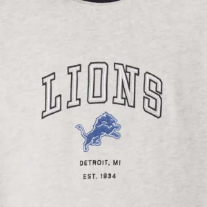 Areena Design <p>Show your team pride in this Heather Gray Fleece sweatshirt. Soft, versatile, and easy to style, it brings comfortable team spirit to game days, casual weekends, travel, and everyday layering with a polished athletic finish.</p> Off Season x NFL Detroit Lions Mock Neck Sweatshirt