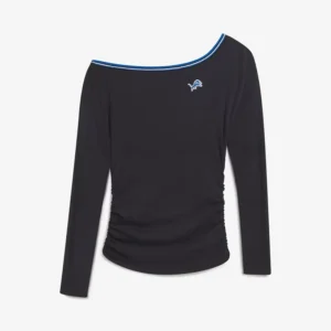 Off Season x NFL Detroit Lions Off The Shoulder Long Sleeve Top