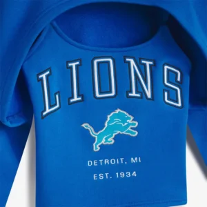 Areena Design <p>Show your team pride in the Blue Fleece Off Season x NFL Detroit Lions Shrug Cami with comfortable everyday style, versatile layering, and a confident fan-focused fi</p> Women's Off Season x NFL Detroit Lions Shrug Cami
