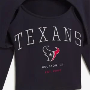 Areena Design <p>Show your team pride in the Navy Fleece Off Season x NFL Houston Texans Shrug Cami with comfortable everyday style, versatile layering, and a confident fan-focused f</p> Women's Off Season x NFL Houston Texans Navy Shrug Cami