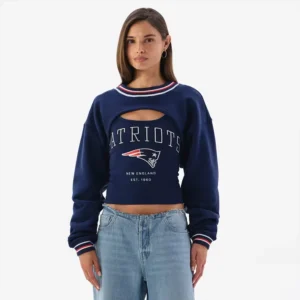 Areena Design <p>Show your team pride in the Navy Fleece Off Season x NFL New England Patriots Shrug Cami with comfortable everyday style, versatile layering, and a confident fan-foc</p> Women's Off Season x NFL New England Patriots Shrug Cami
