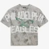 Areena Design <p>Show your team pride in this Gray Cotton T-shirt. Soft, versatile, and easy to style, it brings comfortable team spirit to game days, casual weekends, travel, and everyday layering with a polished athletic finish.</p> Off Season x NFL Philadelphia Eagles Camo Graphic T-Shirt