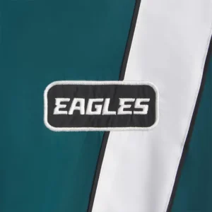 Areena Design <p>Show your team pride in the Midnight Green Polyester Off Season x NFL Philadelphia Eagles Full-Zip Windbreaker Jacket with comfortable everyday style, versatile laye</p> Off Season x NFL Philadelphia Eagles Full-Zip Polyester Windbreaker Jacket