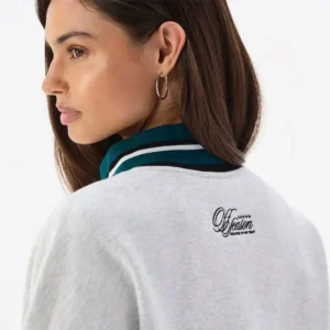 Areena Design <p>Show your team pride in this Heather Gray Fleece sweatshirt. Soft, versatile, and easy to style, it brings comfortable team spirit to game days, casual weekends, travel, and everyday layering with a polished athletic finish.</p> Off Season x NFL Philadelphia Eagles Mock Neck Sweatshirt