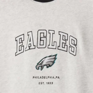 Areena Design <p>Show your team pride in this Heather Gray Fleece sweatshirt. Soft, versatile, and easy to style, it brings comfortable team spirit to game days, casual weekends, travel, and everyday layering with a polished athletic finish.</p> Off Season x NFL Philadelphia Eagles Mock Neck Sweatshirt