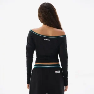 Areena Design <p>Show your team pride in this Black Fleece top. Soft, versatile, and easy to style, it brings comfortable team spirit to game days, casual weekends, travel, and everyday layering with a polished athletic finish.</p> Off Season x NFL Philadelphia Eagles Off The Shoulder Long Sleeve Top