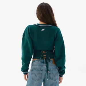 Areena Design <p>Show your team pride in the Midnight Green Fleece Off Season x NFL Philadelphia Eagles Shrug Cami with comfortable everyday style, versatile layering, and a confiden</p> Women's Off Season x NFL Philadelphia Eagles Shrug Cami